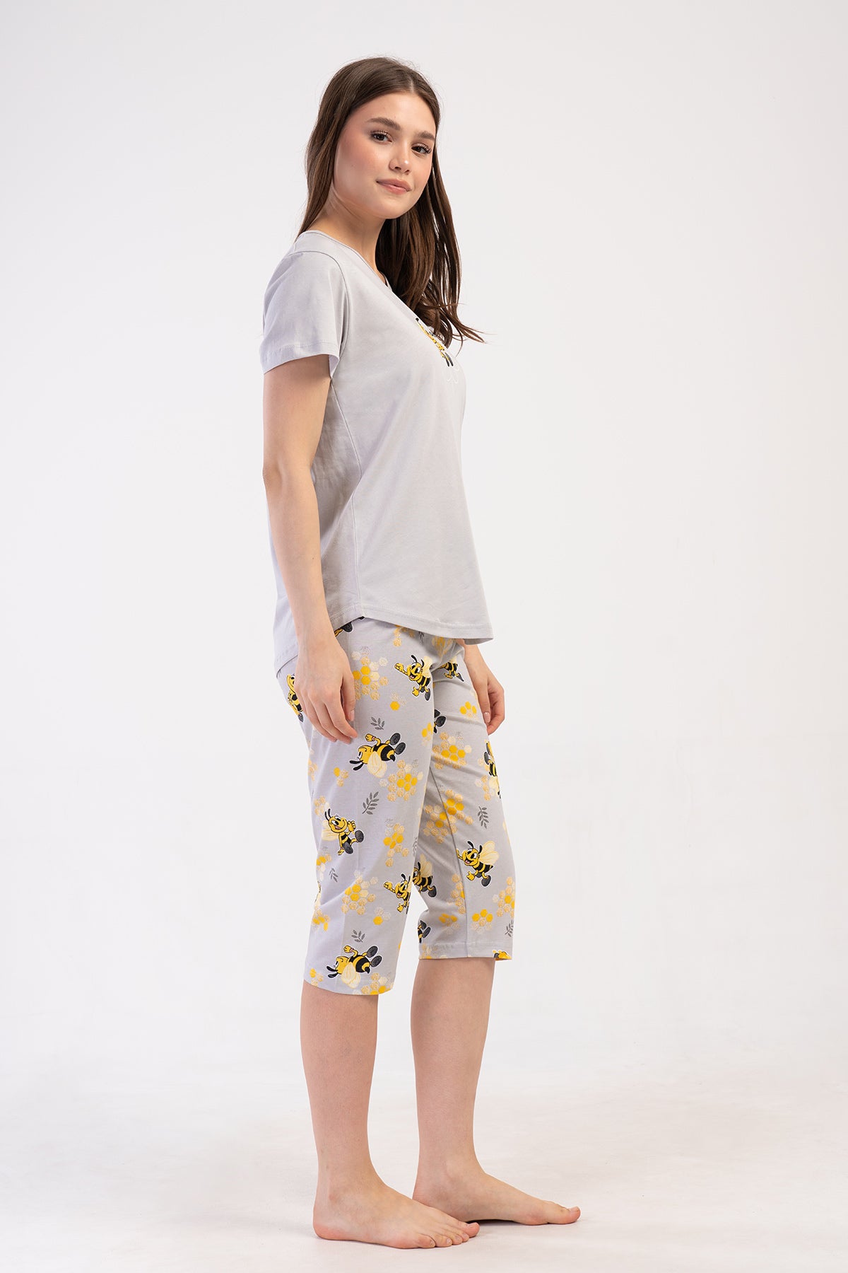 KADIN P.SUPREM O YAKA KISA KOL ETEGI OVAL KAPRI TAKIM