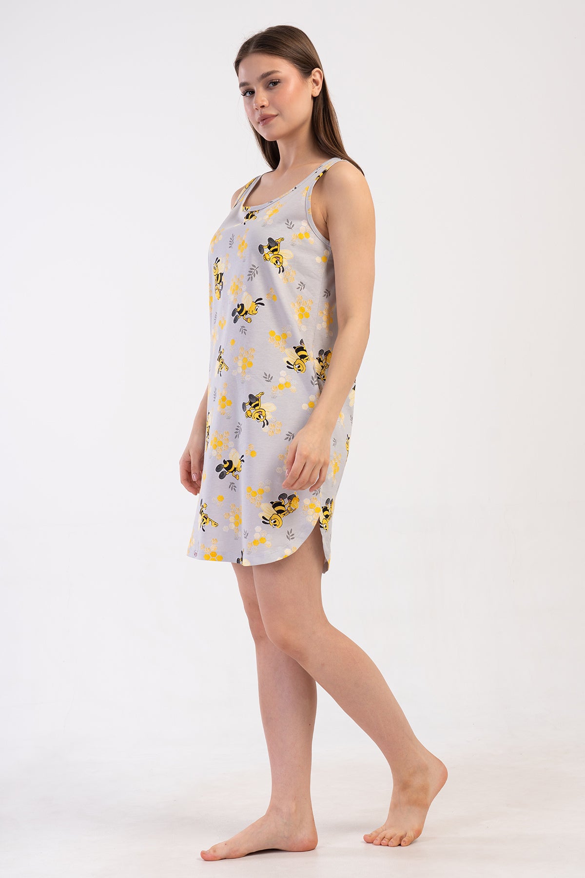 KADIN P.SUPREM O YAKA GENIS ASKILI BELI BUZGULU ETEGI OVAL CEPLI TUNIK