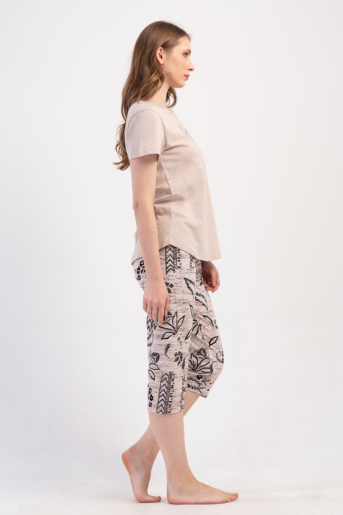 KADIN P.SUPREM O YAKA KISA KOL ETEGI OVAL KAPRI TAKIM