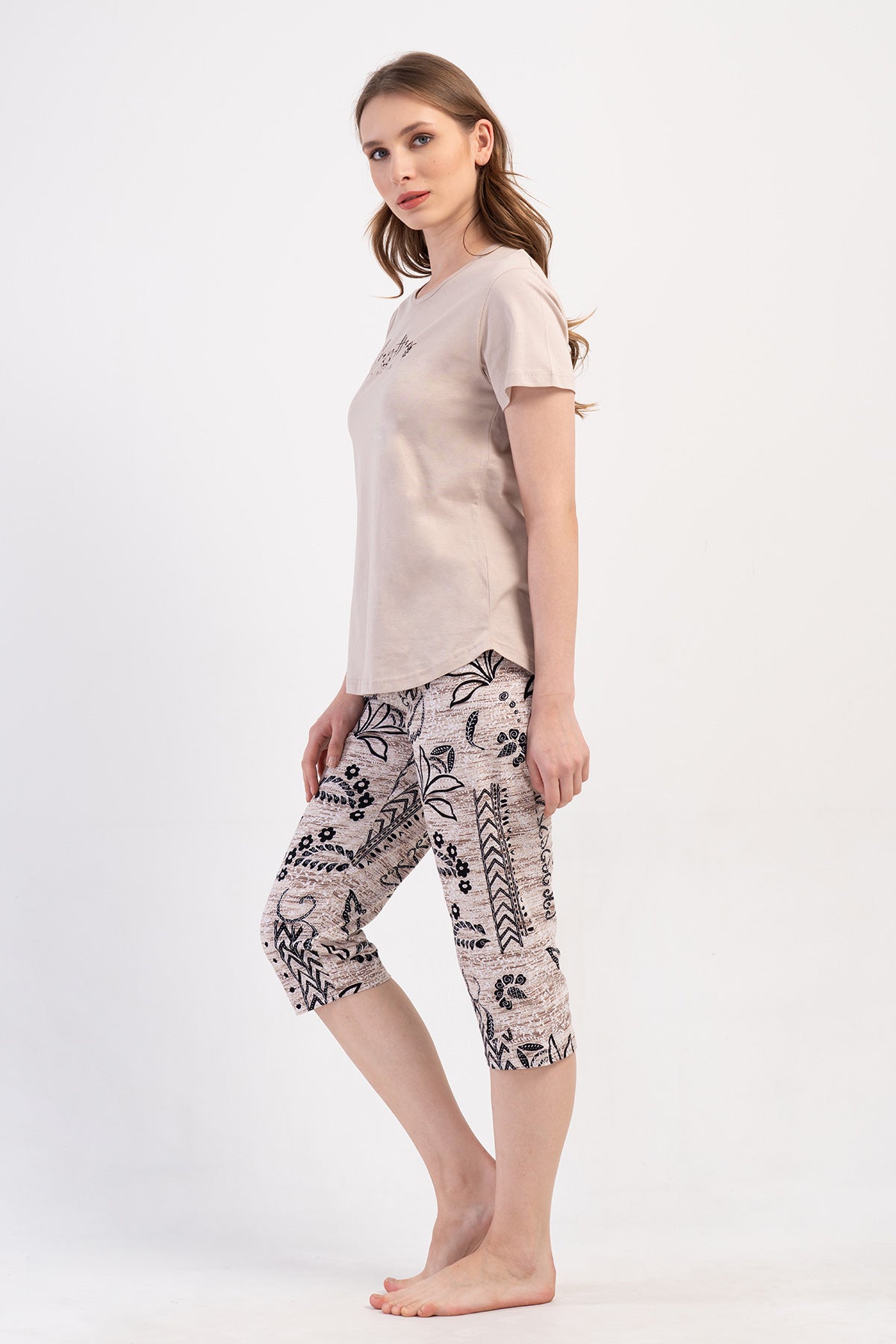 KADIN P.SUPREM O YAKA KISA KOL ETEGI OVAL KAPRI TAKIM