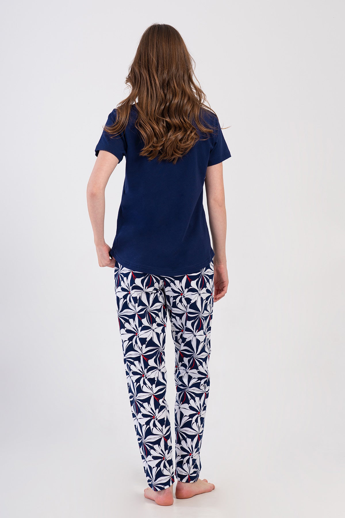 KADIN P.SUPREM O YAKA KISA KOL ETEGI OVAL PIJAMA TAKIM