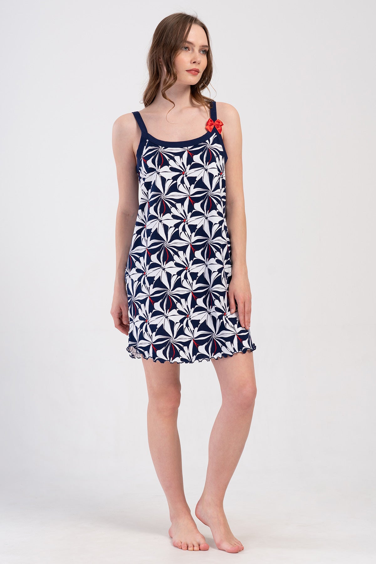 KADIN P.SUPREM XXL IP ASKILI FIYONKLU BIBILALI ETEGI OVAL TUNIK