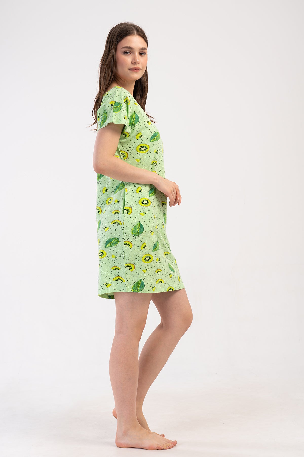 KADIN LYC SUPREM KAYIK YAKA DUSUK TEK OMUZLU CEPLI TUNIK