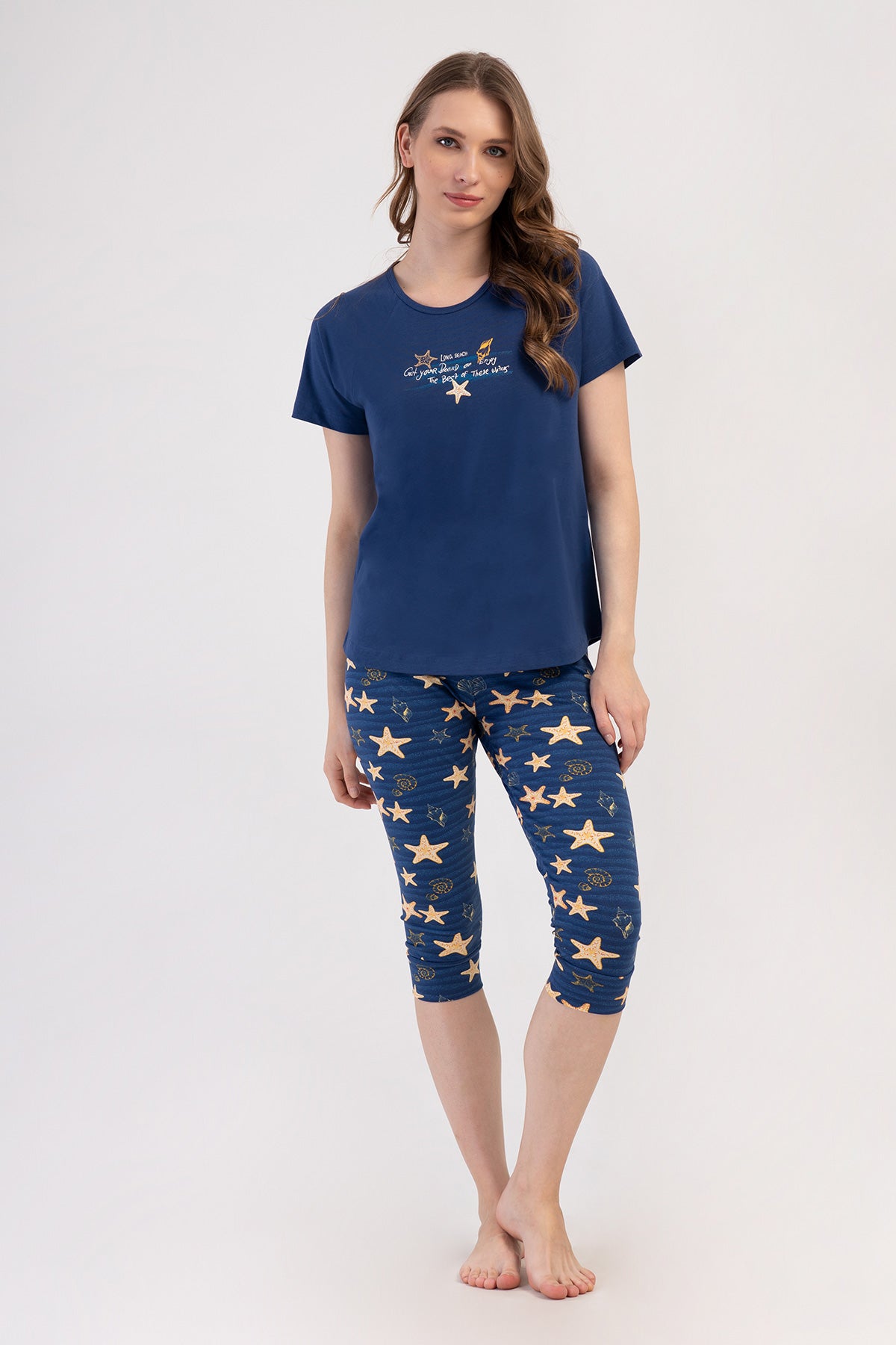 KADIN LYC SUPREM O YAKA REGLAN KISA KOL ETEGI OVAL MANSETLI KAPRI TAKIM