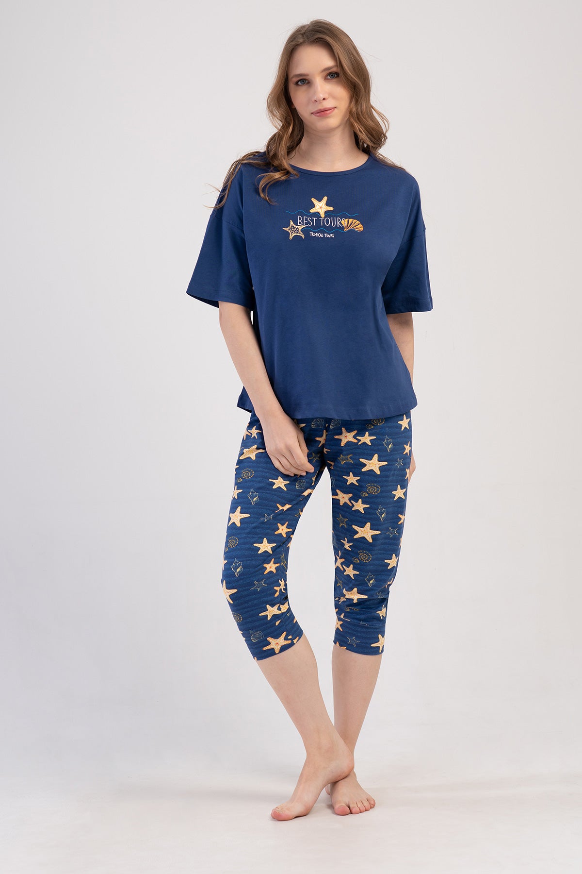 KADIN LYC SUPREM XXL O YAKA DUSUK OMUZLU KISA KOL ETEGI OVAL MANSETLI KAPRI TAKIM