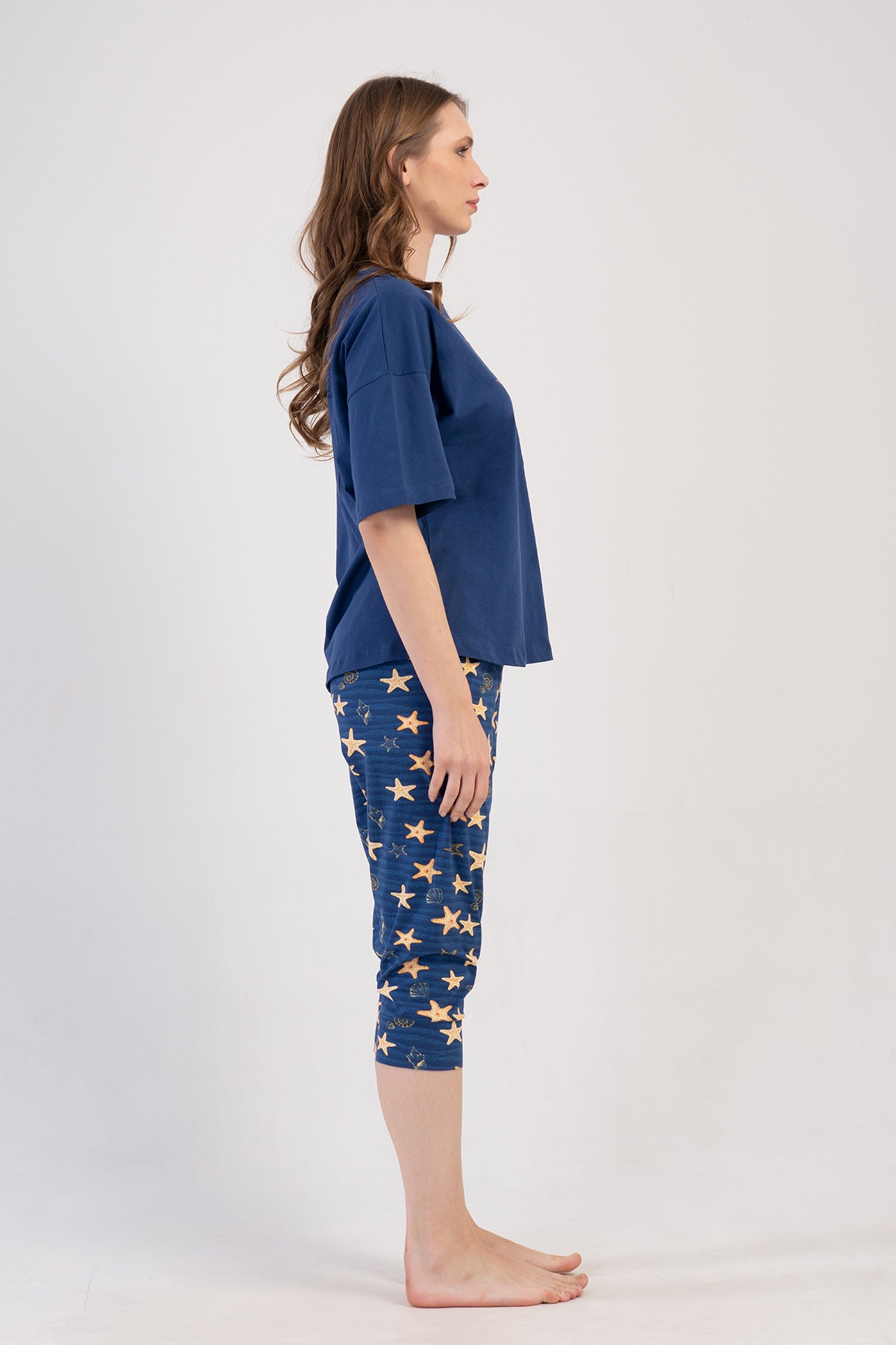 KADIN LYC SUPREM XXL O YAKA DUSUK OMUZLU KISA KOL ETEGI OVAL MANSETLI KAPRI TAKIM