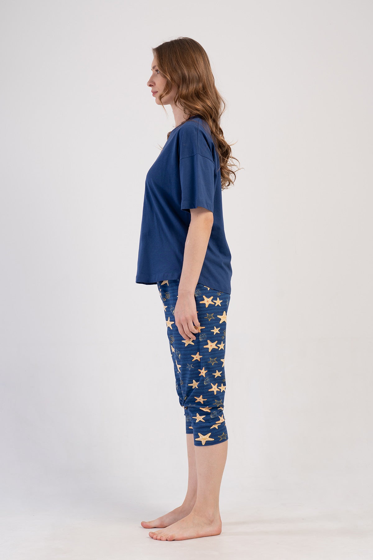 KADIN LYC SUPREM XXL O YAKA DUSUK OMUZLU KISA KOL ETEGI OVAL MANSETLI KAPRI TAKIM