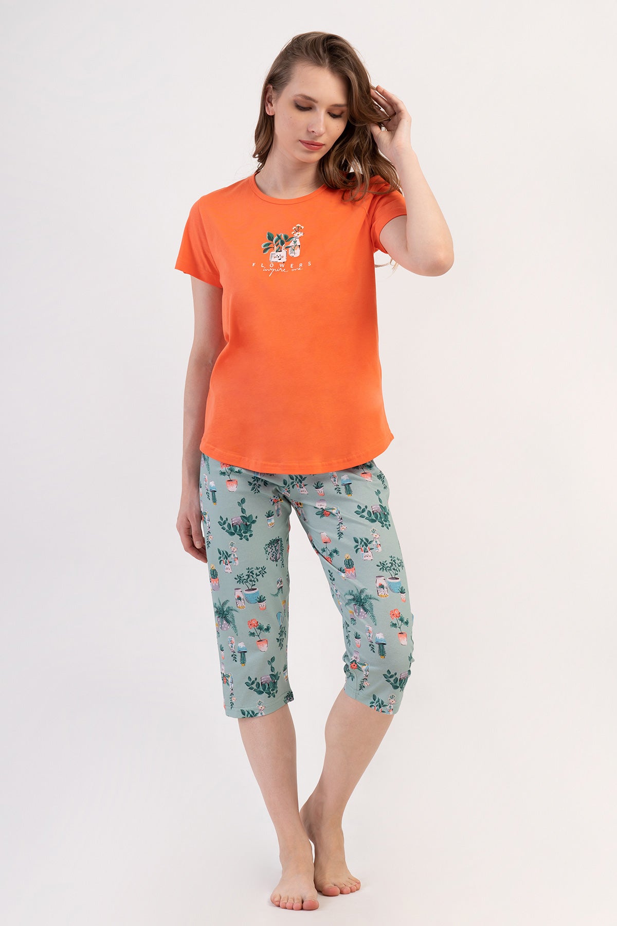 KADIN P.SUPREM O YAKA KISA KOL ETEGI OVAL KAPRI TAKIM