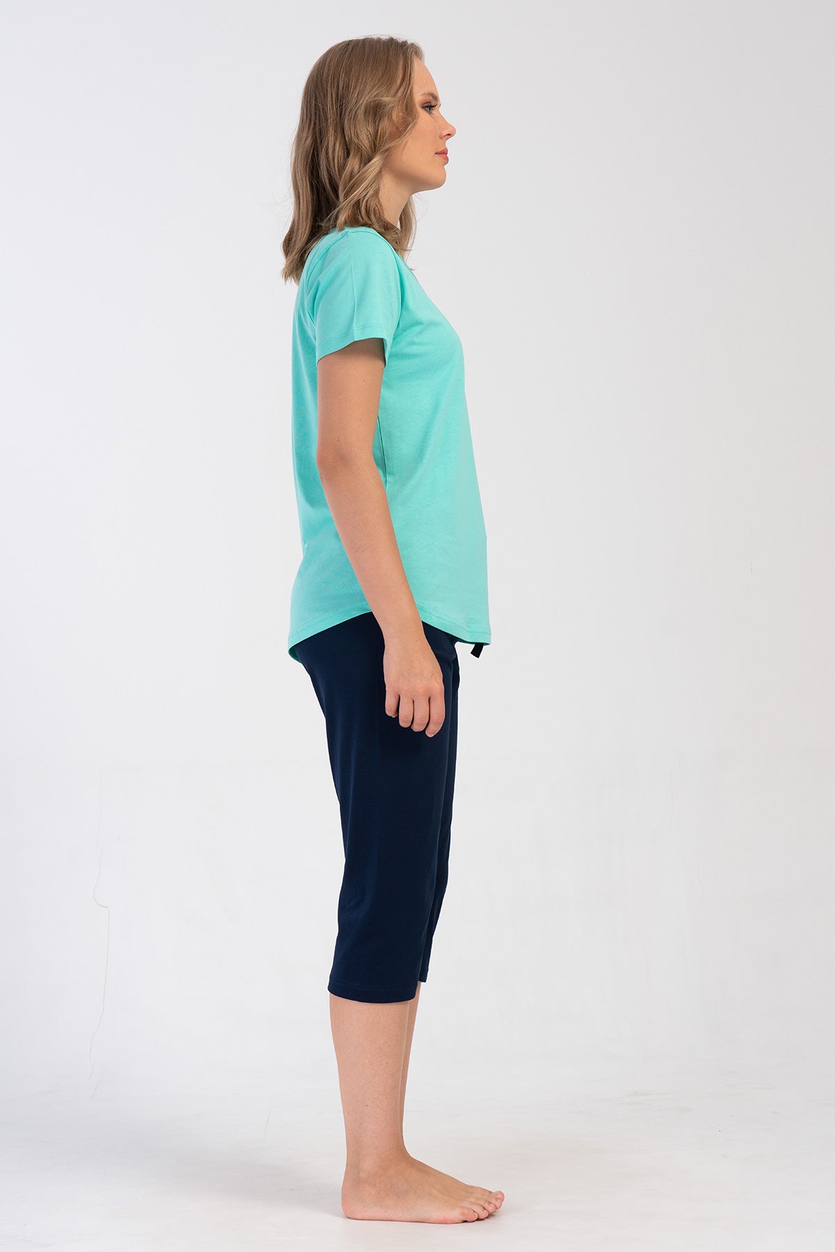 KADIN P.SUPREM O YAKA KISA KOL ETEGI OVAL KAPRI TAKIM