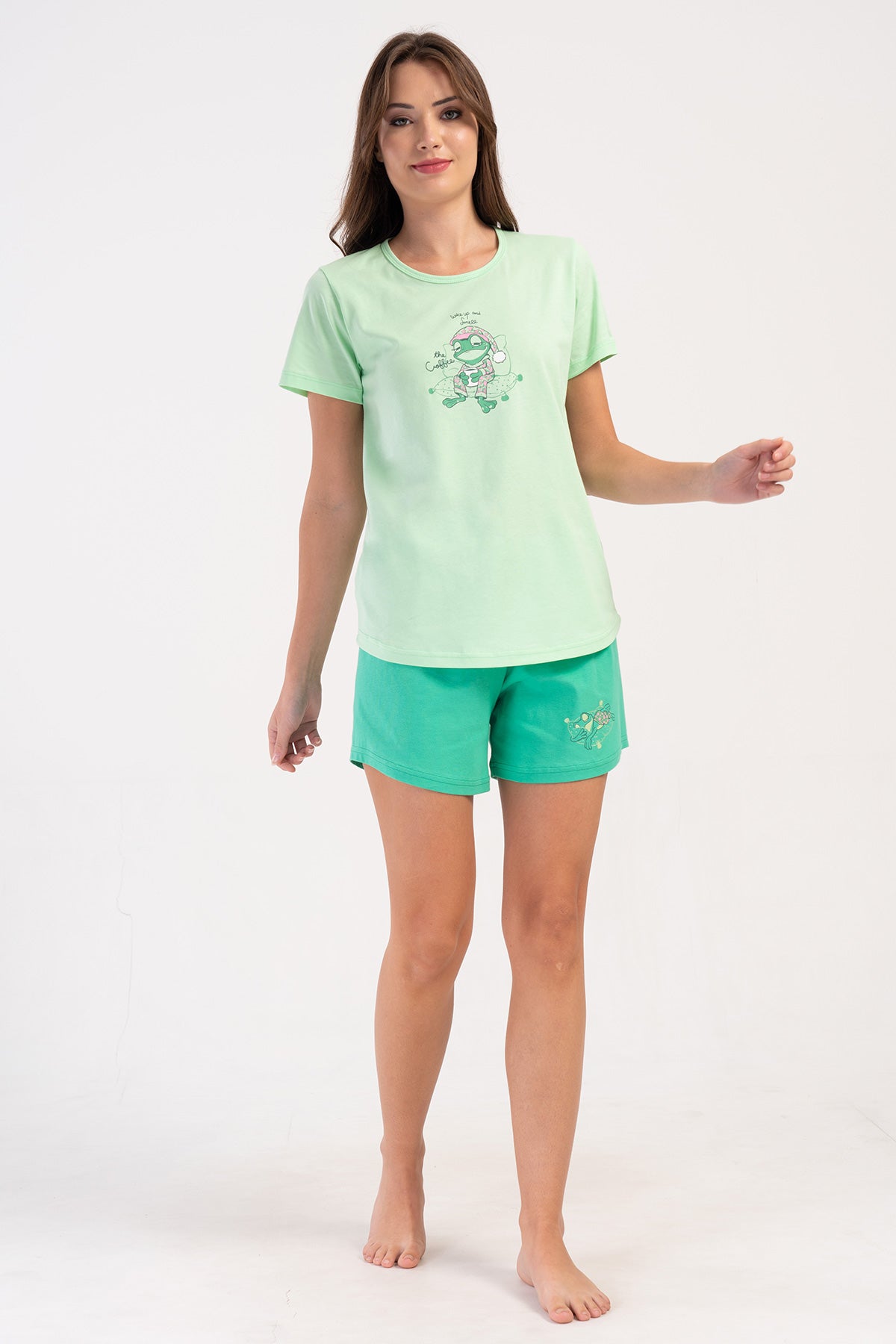 KADIN P.SUPREM O YAKA KISA KOL ETEGI OVAL SORT TAKIM