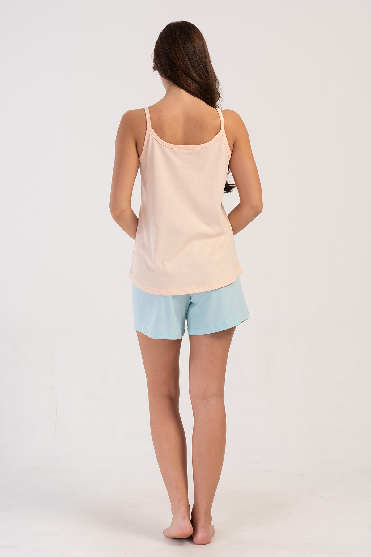 KADIN P.SUPREM IP ASKILI ETEGI OVAL SORT TAKIM - BABY PINK