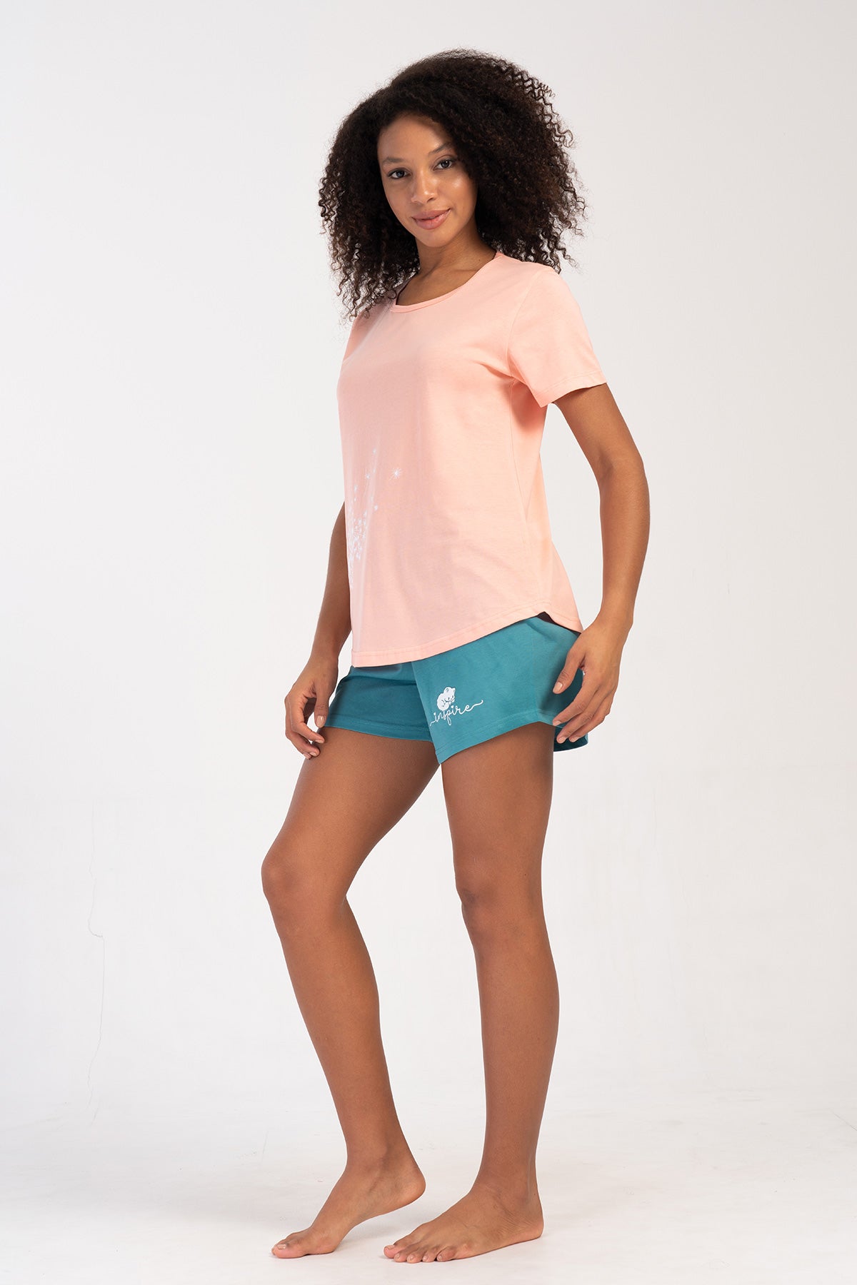 KADIN P.SUPREM O YAKA KISA KOL ETEGI OVAL SORT TAKIM