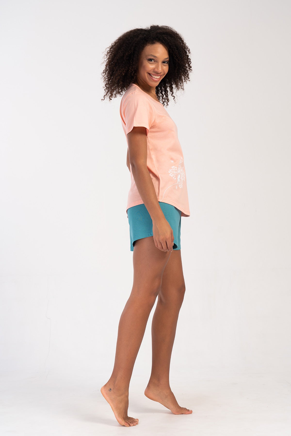 KADIN P.SUPREM O YAKA KISA KOL ETEGI OVAL SORT TAKIM