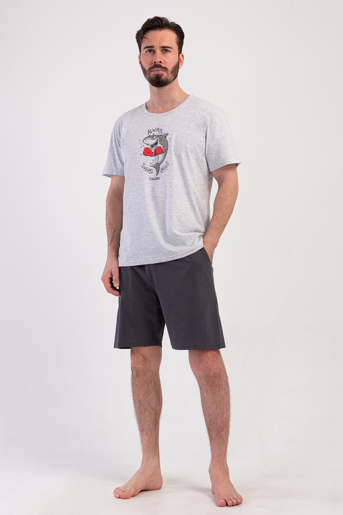 CEPLI ERKEK P.SUPREM XXL O YAKA KISA KOL SORT TAKIM