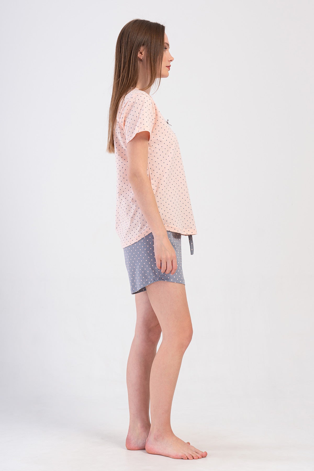 KADIN P.SUPREM XXL O YAKA KISA KOL ETEGI OVAL SORT TAKIM