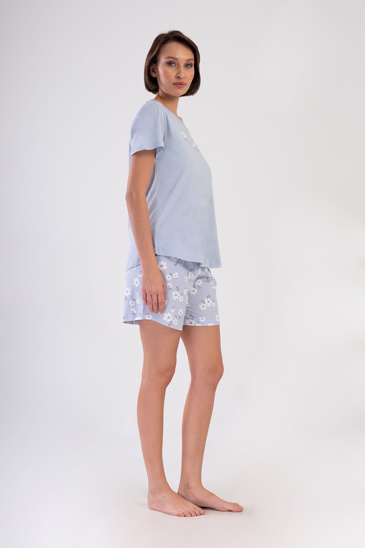 KADIN P.SUPREM XXL O YAKA KISA KOL ETEGI OVAL SORT TAKIM