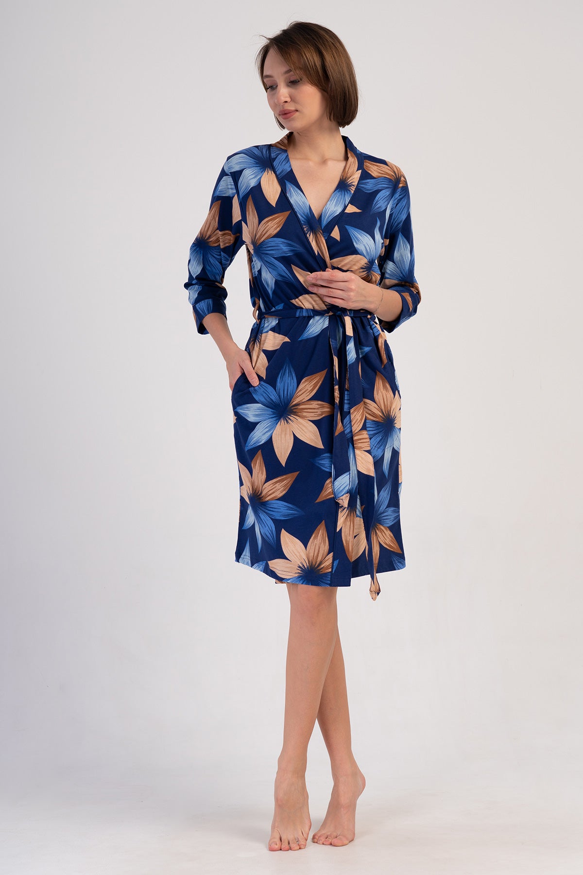 KADIN P.SUPREM 3/4KOL CEPLI SABAHLIK