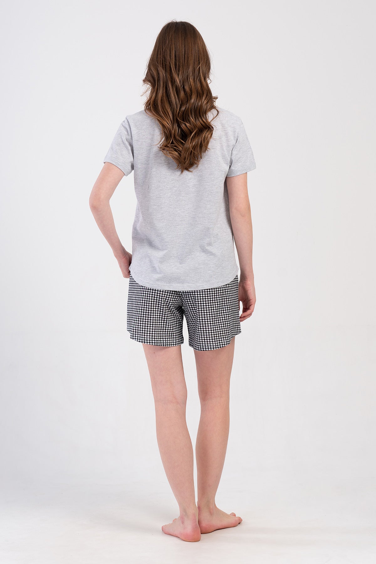 KADIN P.SUPREM XXL O YAKA KISA KOL ETEGI OVAL SORT TAKIM