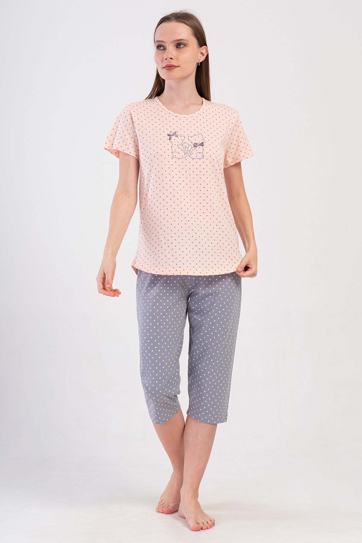 KADIN P.SUPREM O YAKA KISA KOL ETEGI OVAL KAPRI TAKIM