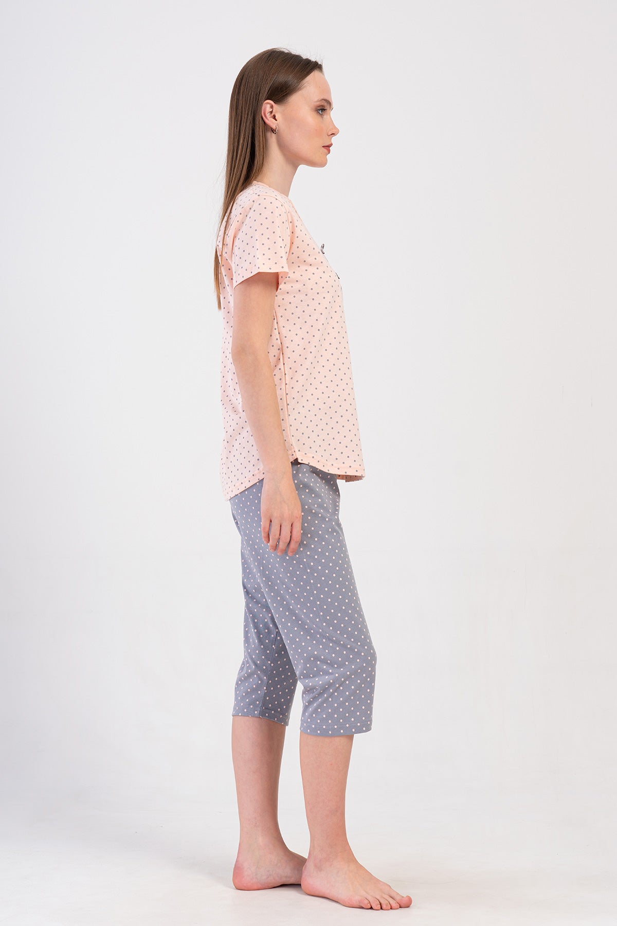 KADIN P.SUPREM O YAKA KISA KOL ETEGI OVAL KAPRI TAKIM