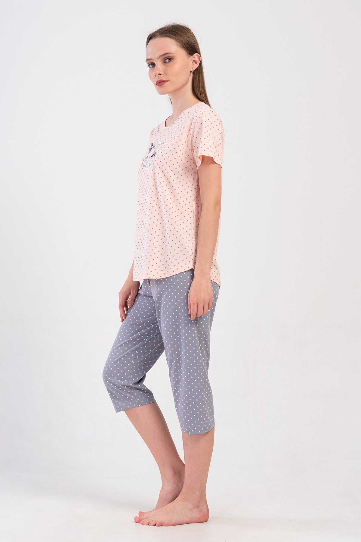 KADIN P.SUPREM O YAKA KISA KOL ETEGI OVAL KAPRI TAKIM