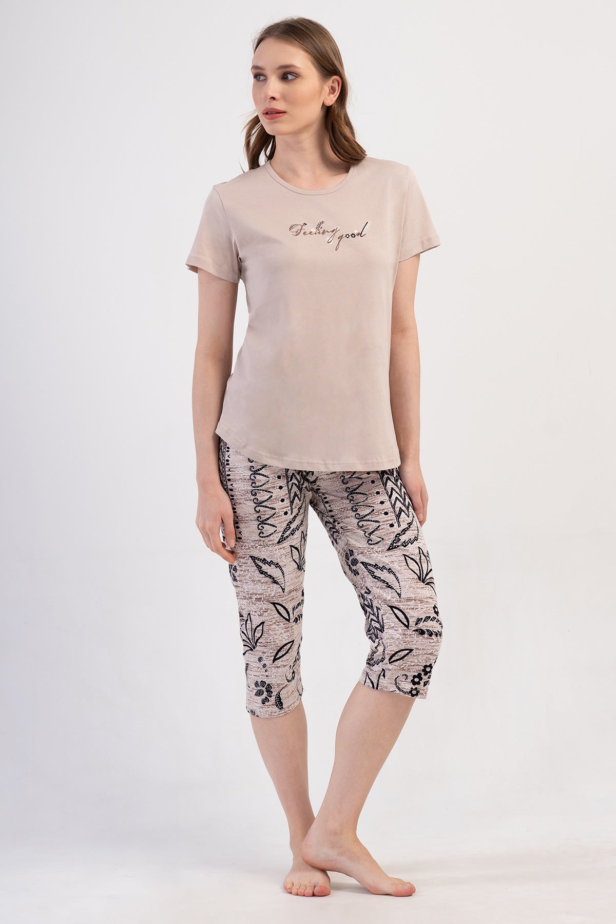 KADIN P.SUPREM O YAKA KISA KOL ETEGI OVAL KAPRI TAKIM