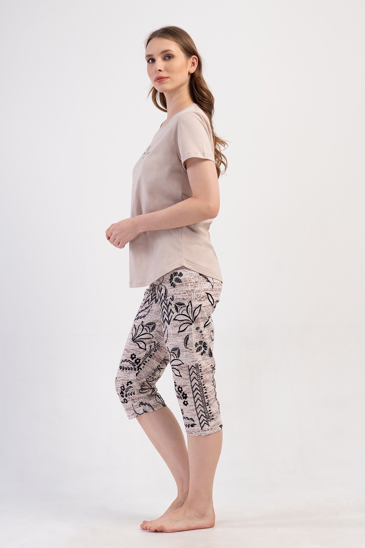 KADIN P.SUPREM O YAKA KISA KOL ETEGI OVAL KAPRI TAKIM