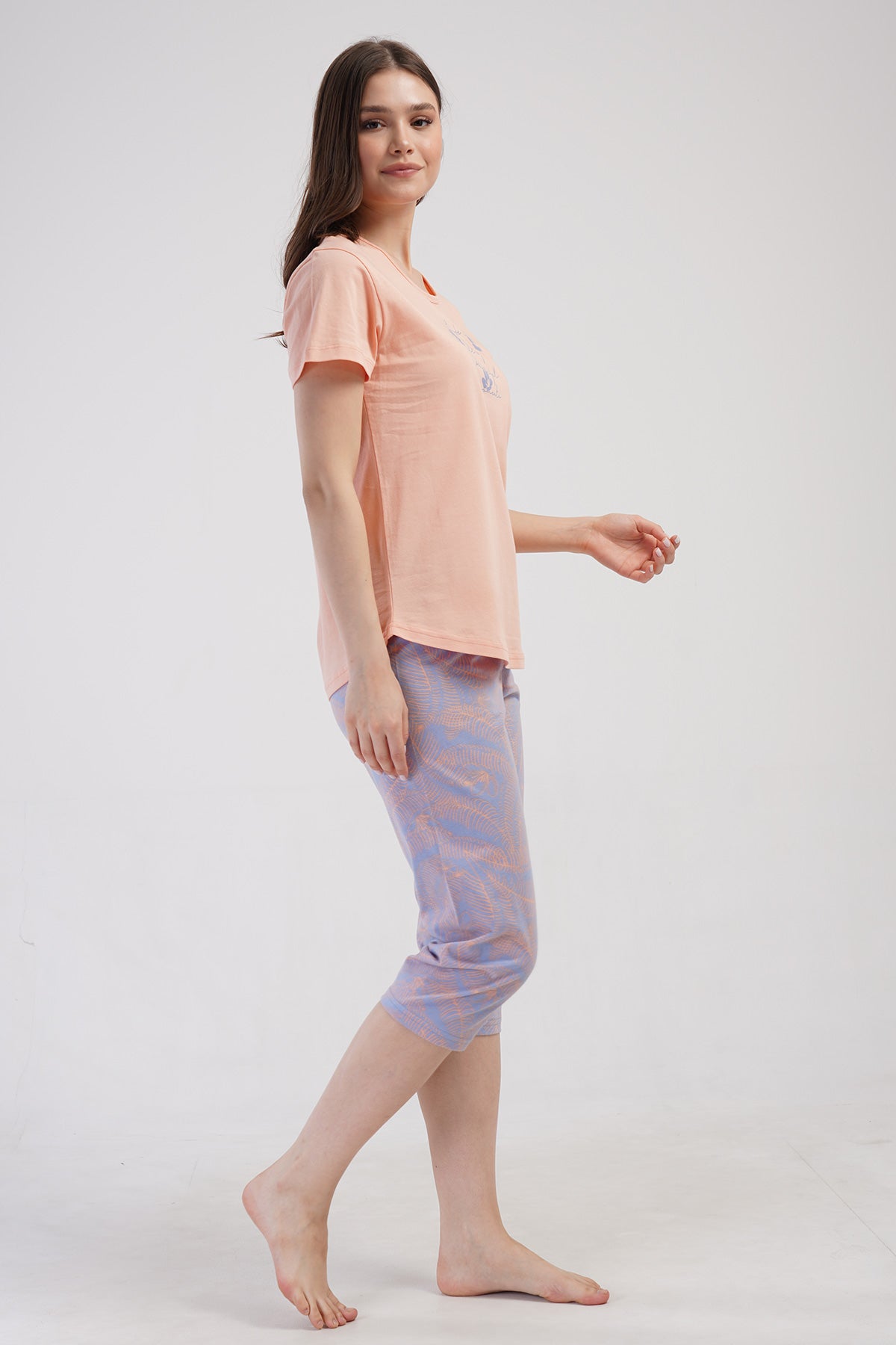 KADIN P.SUPREM O YAKA KISA KOL ETEGI OVAL KAPRI TAKIM