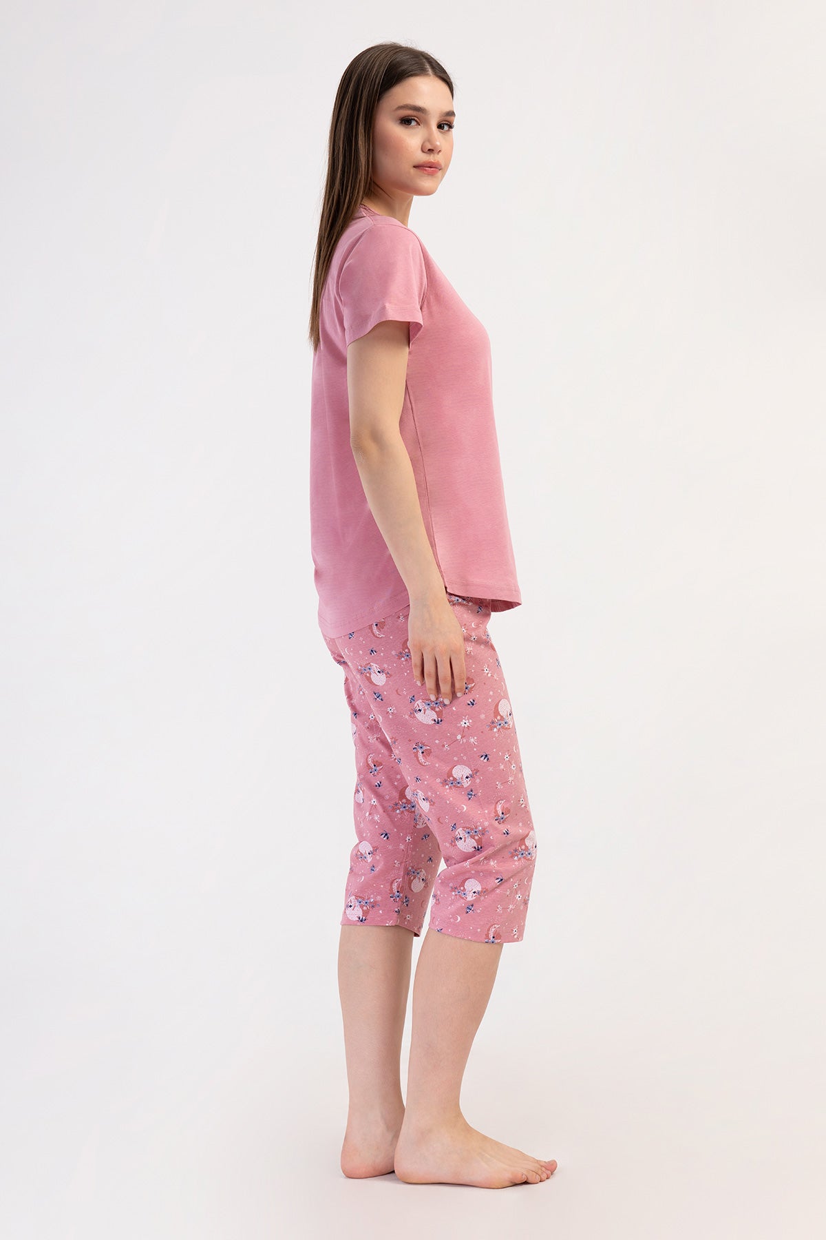 KADIN P.SUPREM O YAKA KISA KOL ETEGI OVAL KAPRI TAKIM