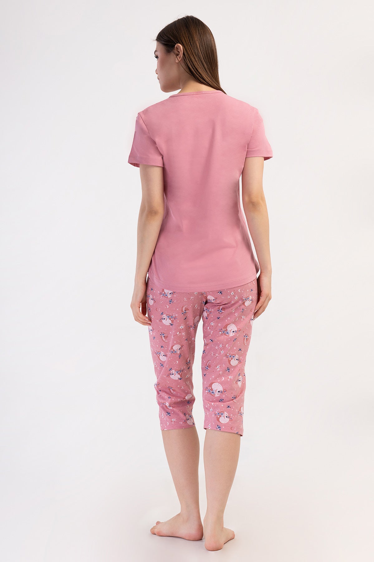Woman Supreme Hesna Short Sleeve Capri Set