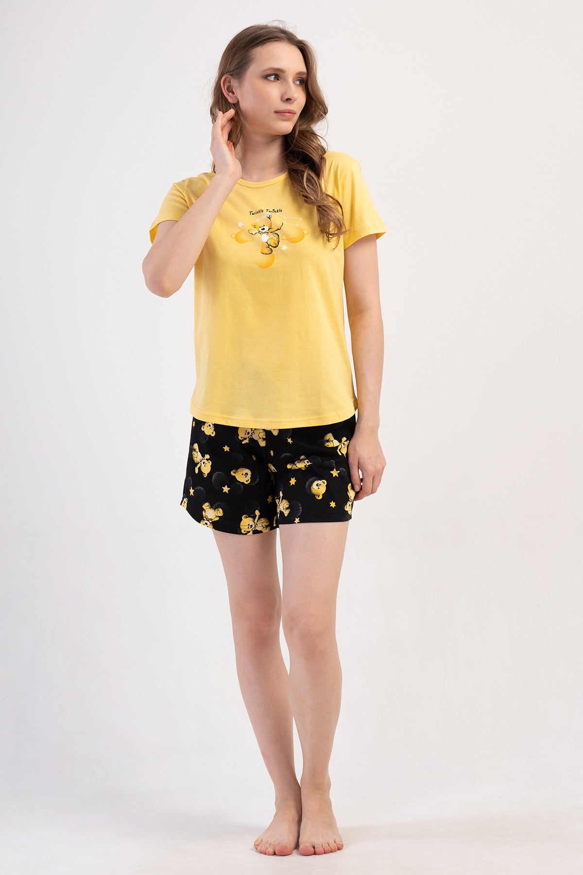 KADIN P.SUPREM O YAKA KISA KOL ETEGI OVAL SORT TAKIM