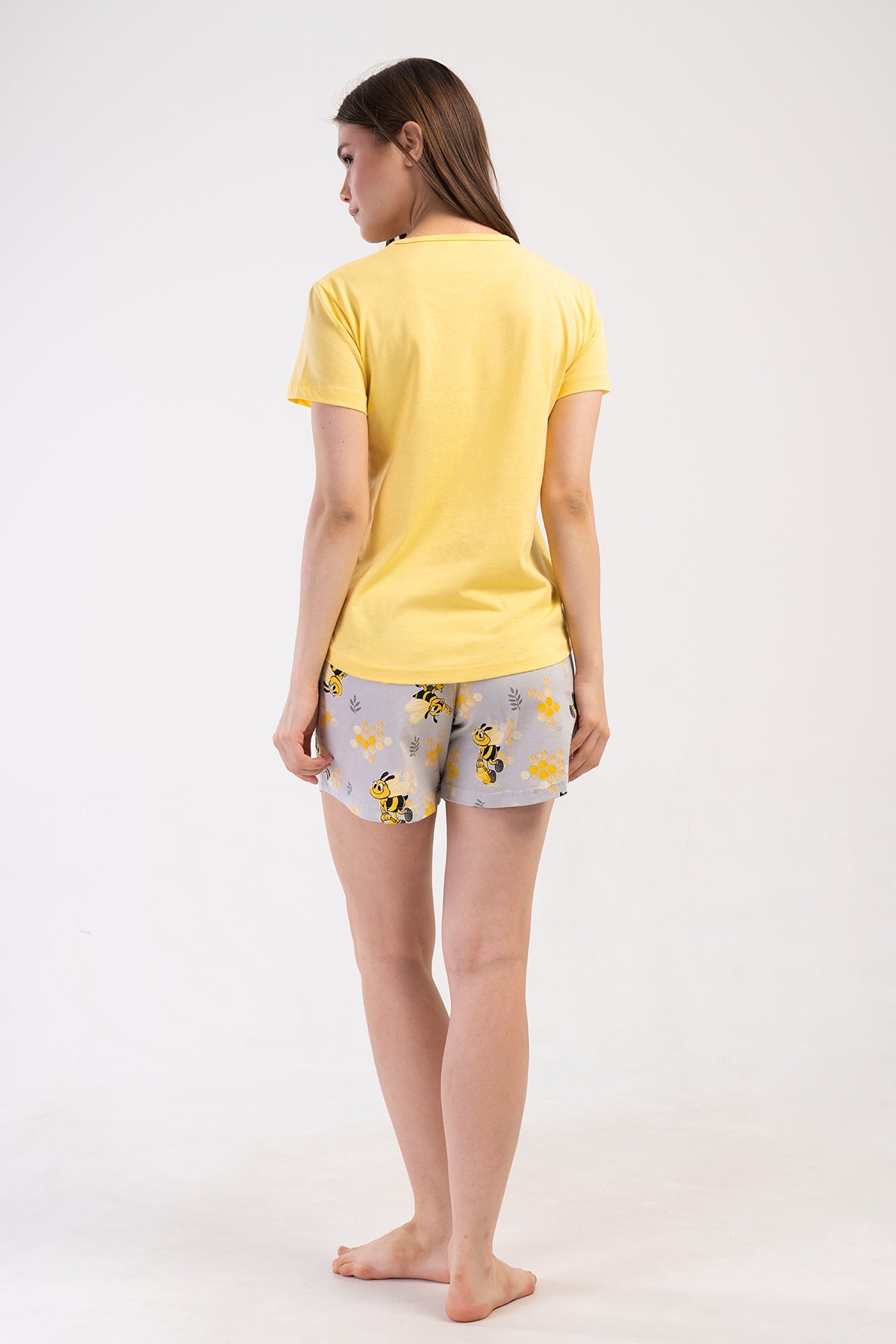 KADIN P.SUPREM O YAKA KISA KOL ETEGI OVAL SORT TAKIM