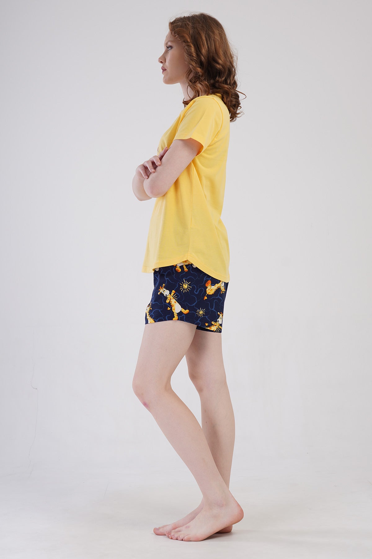 KADIN P.SUPREM O YAKA KISA KOL ETEGI OVAL SORT TAKIM