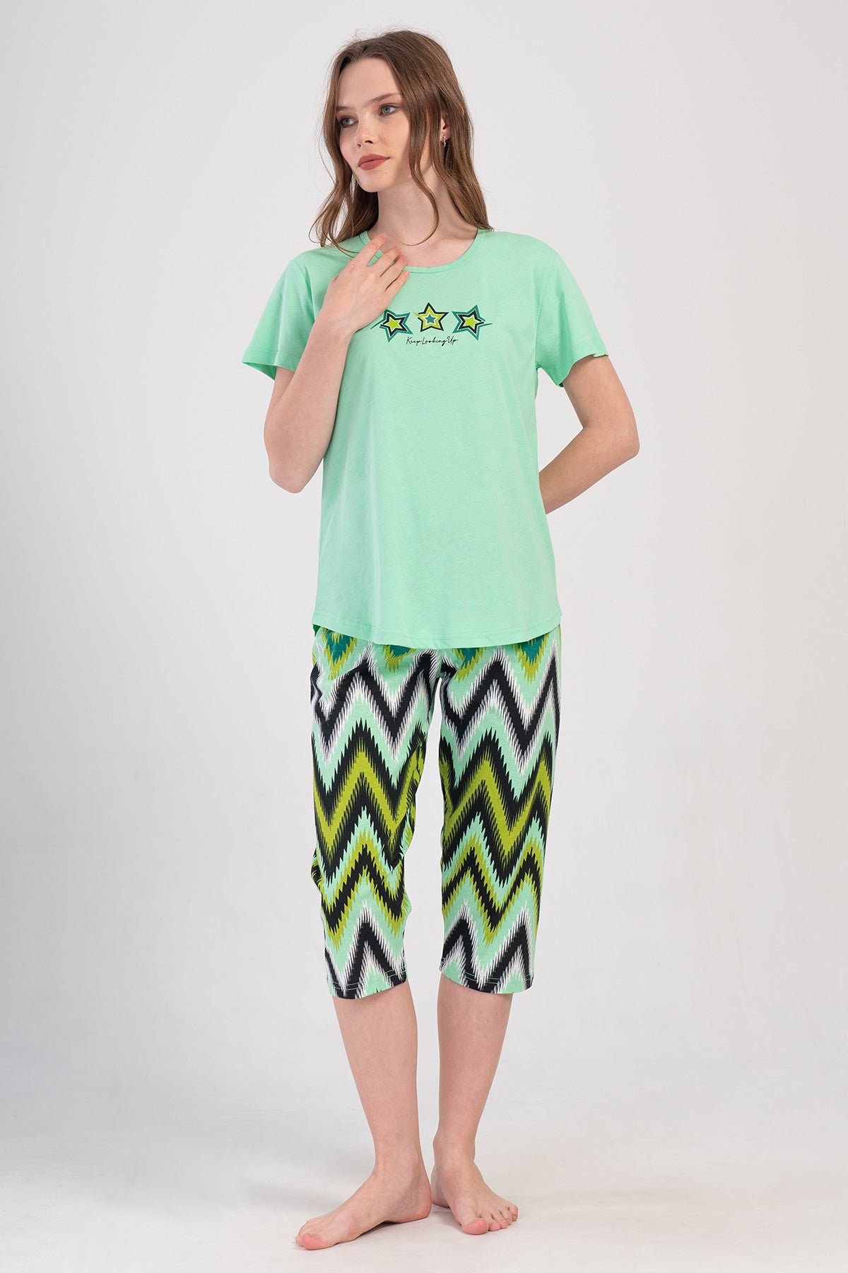 KADIN P.SUPREM O YAKA KISA KOL ETEGI OVAL KAPRI TAKIM