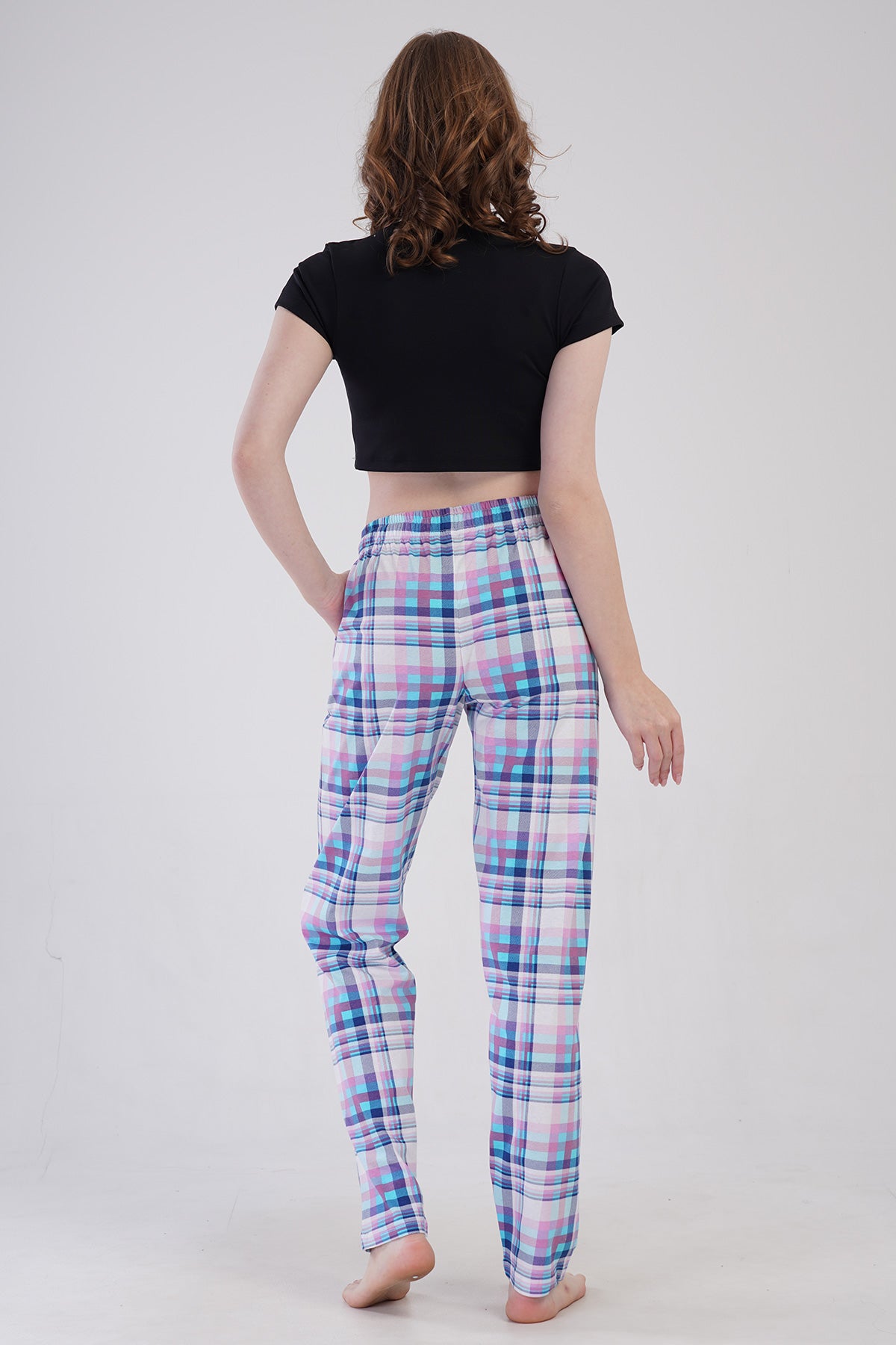 KADIN P.SUPREM CEPLI TEK ALT PIJAMA - TURKUAZ