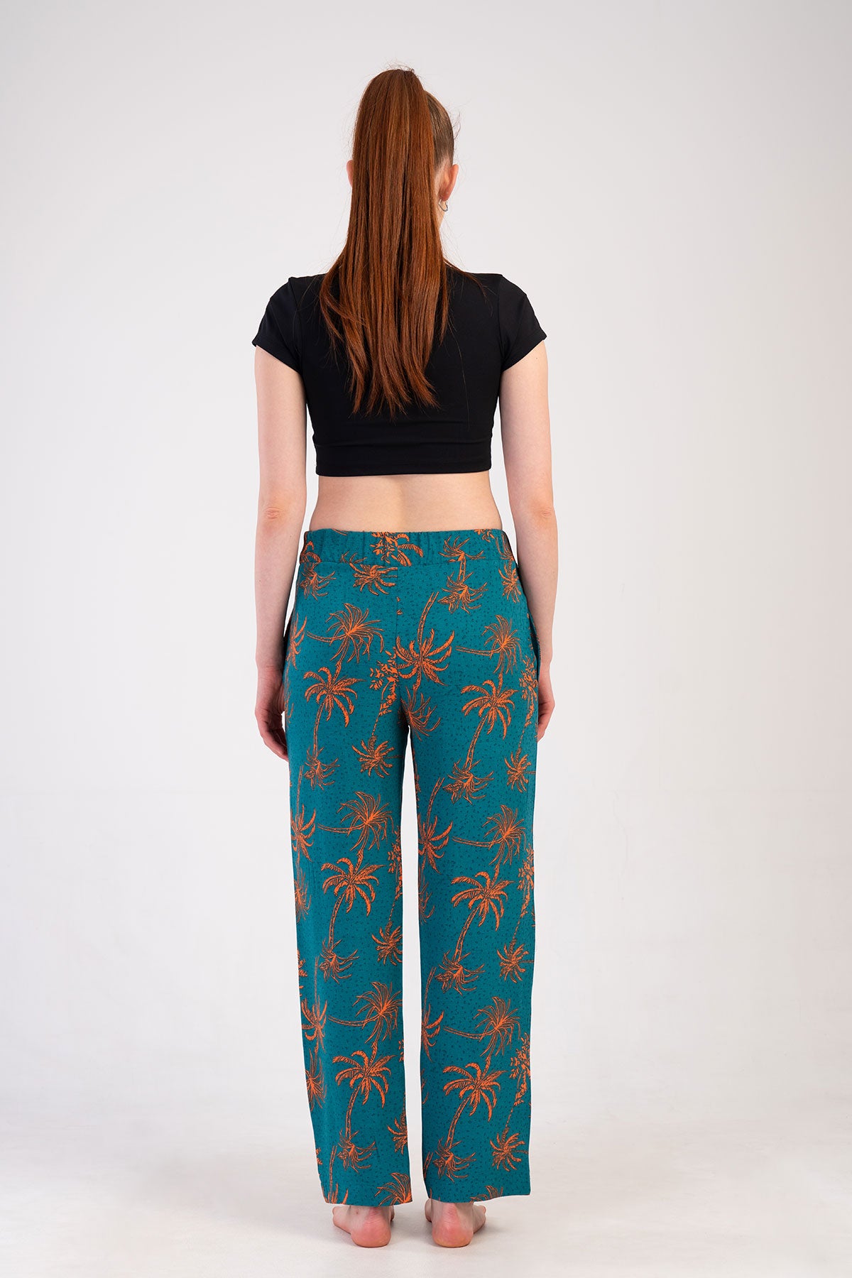 KADIN VISCON CEPLI TEK ALT PIJAMA