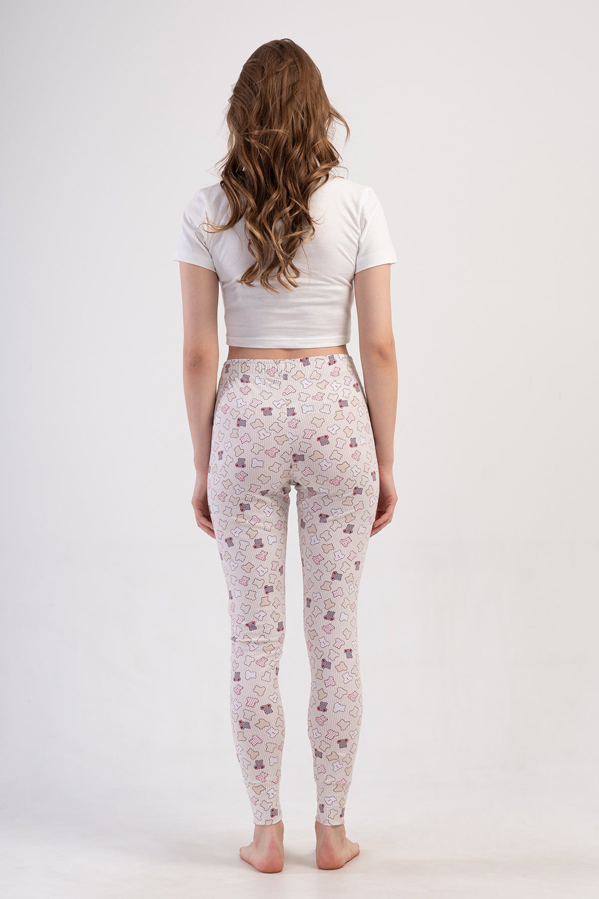 KADIN LYC SUPREM TEK ALT MANSETLI TAYT PIJAMA - BEJ