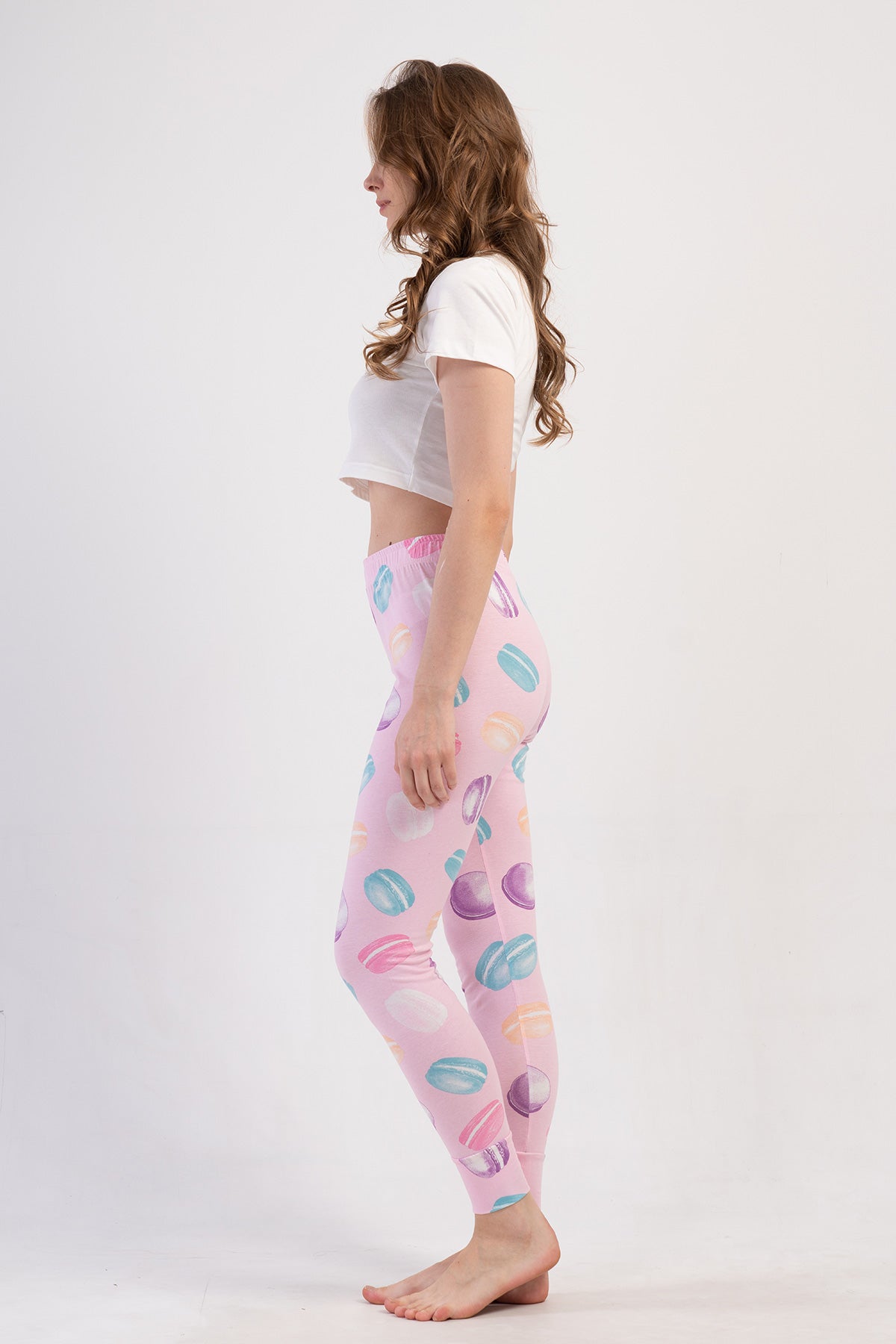 KADIN LYC SUPREM TEK ALT MANSETLI TAYT PIJAMA - AÇIK PEMBE