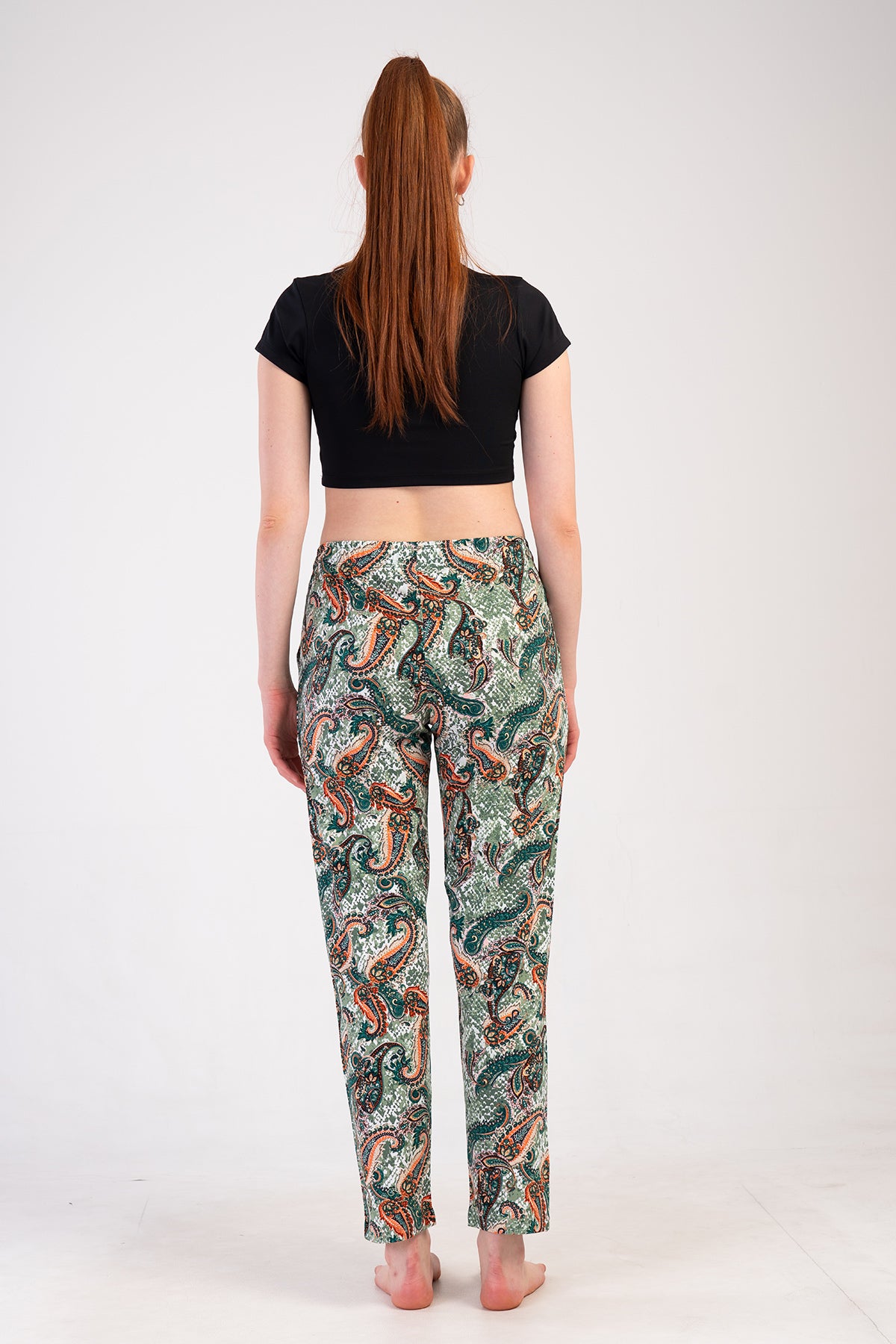 KADIN P.SUPREM XXL CEPLI TEK ALT PIJAMA - YESIL