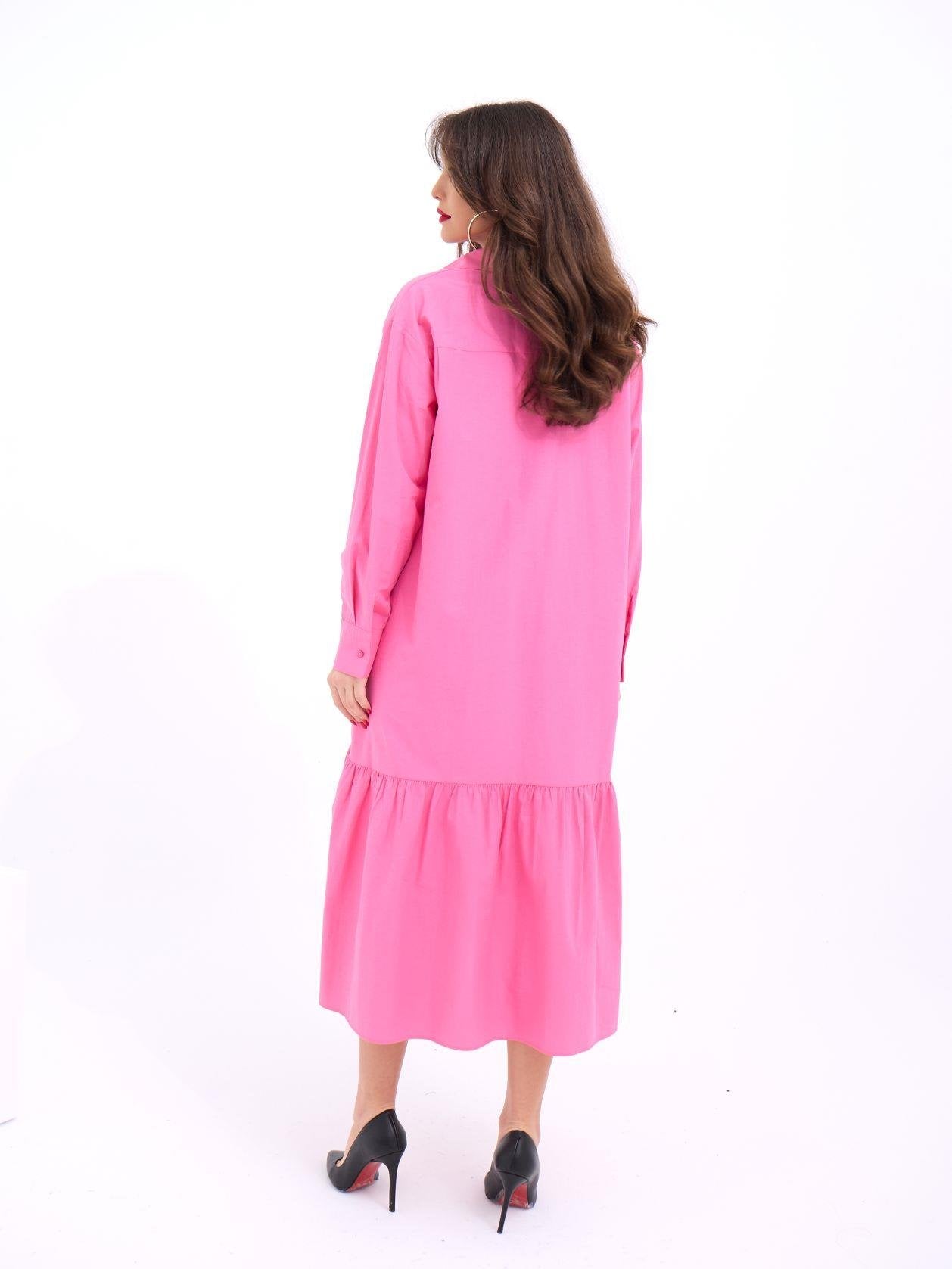 5855 ELBİSE-PEMBE