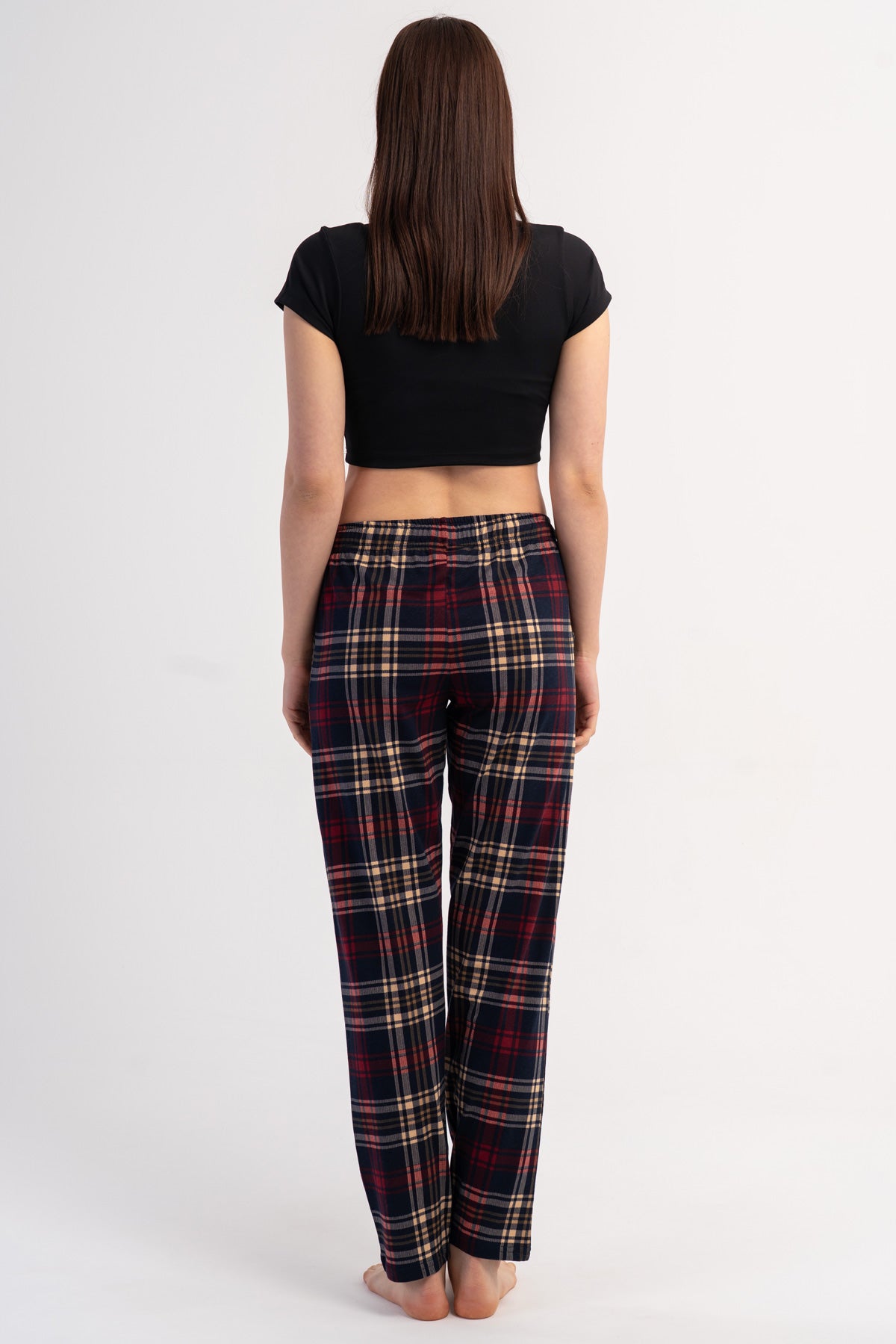 KADIN P.SUPREM CEPLI TEK ALT PIJAMA - LACIVERT