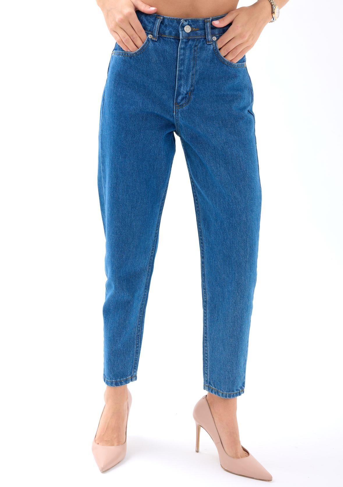 6039 KOT PANTOLON-KOYU MAVİ