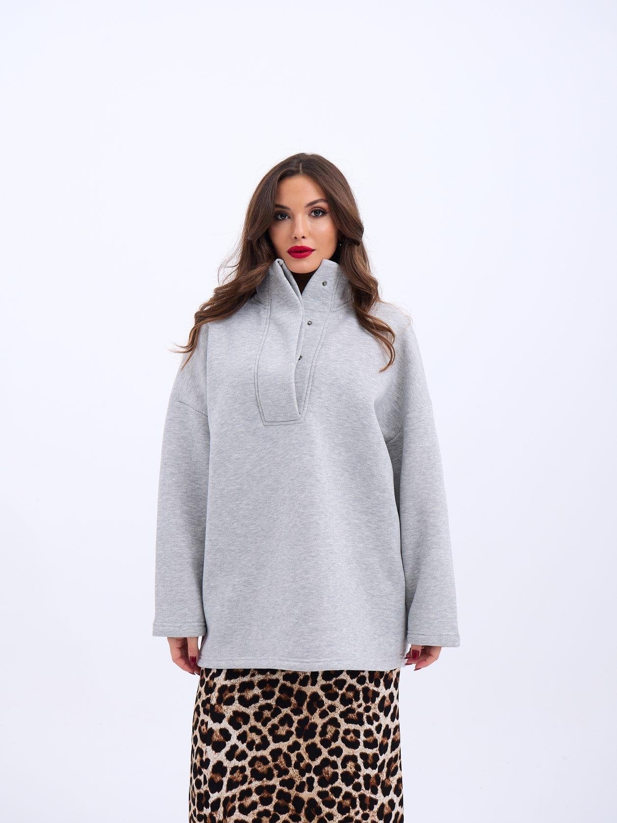 6616 SWEAT-GRİ GRİ M-L