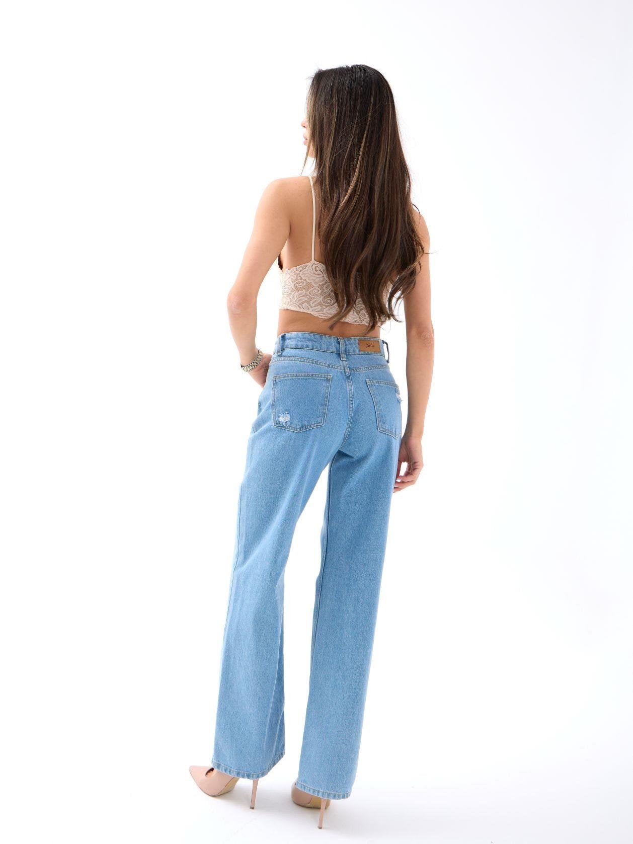 6794 DENİM LOW WAİST RİO-MAVİ