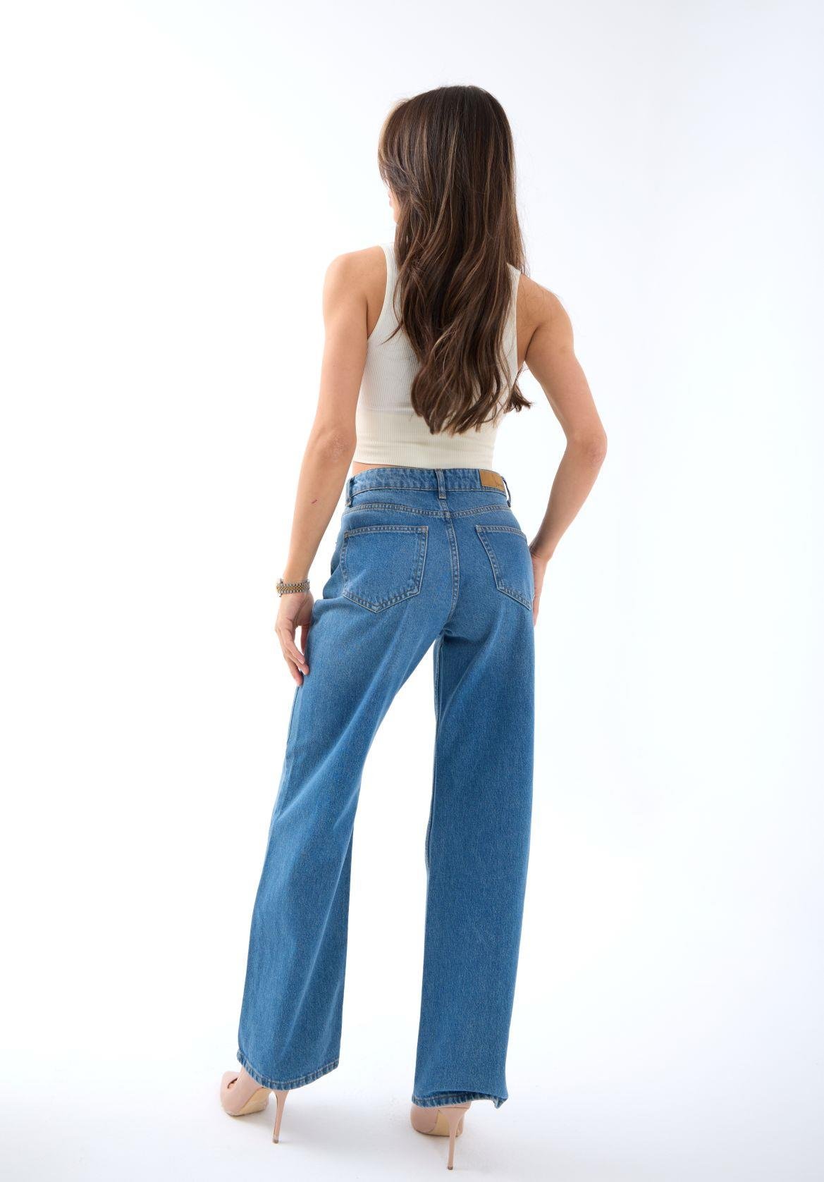 6795 DENİM LOW WAİST VOİ-MAVİ