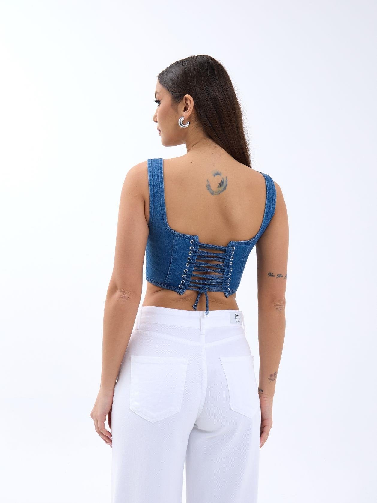 6987 KOT BLUZ-MAVİ