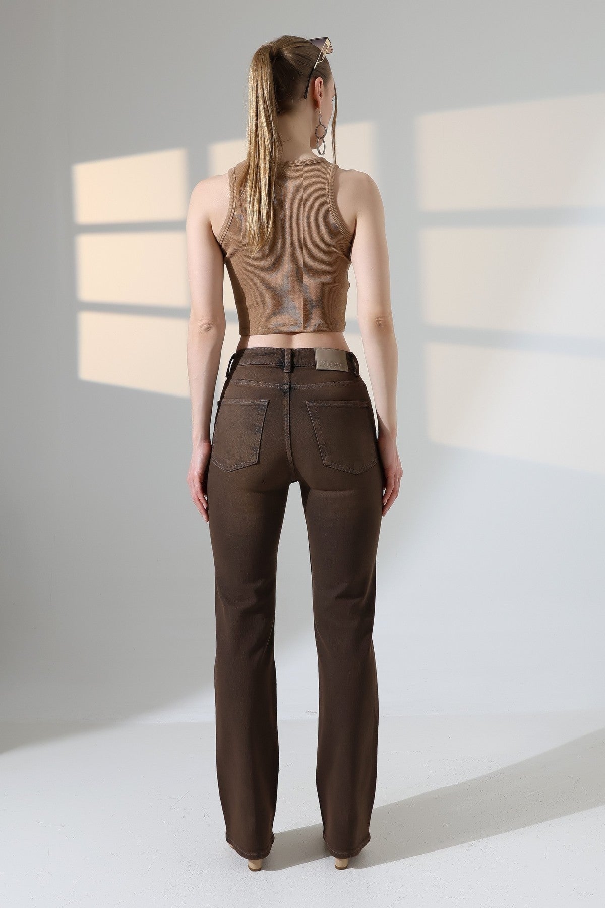 Serpme Taşlı Relax Kot Pantolon 7190