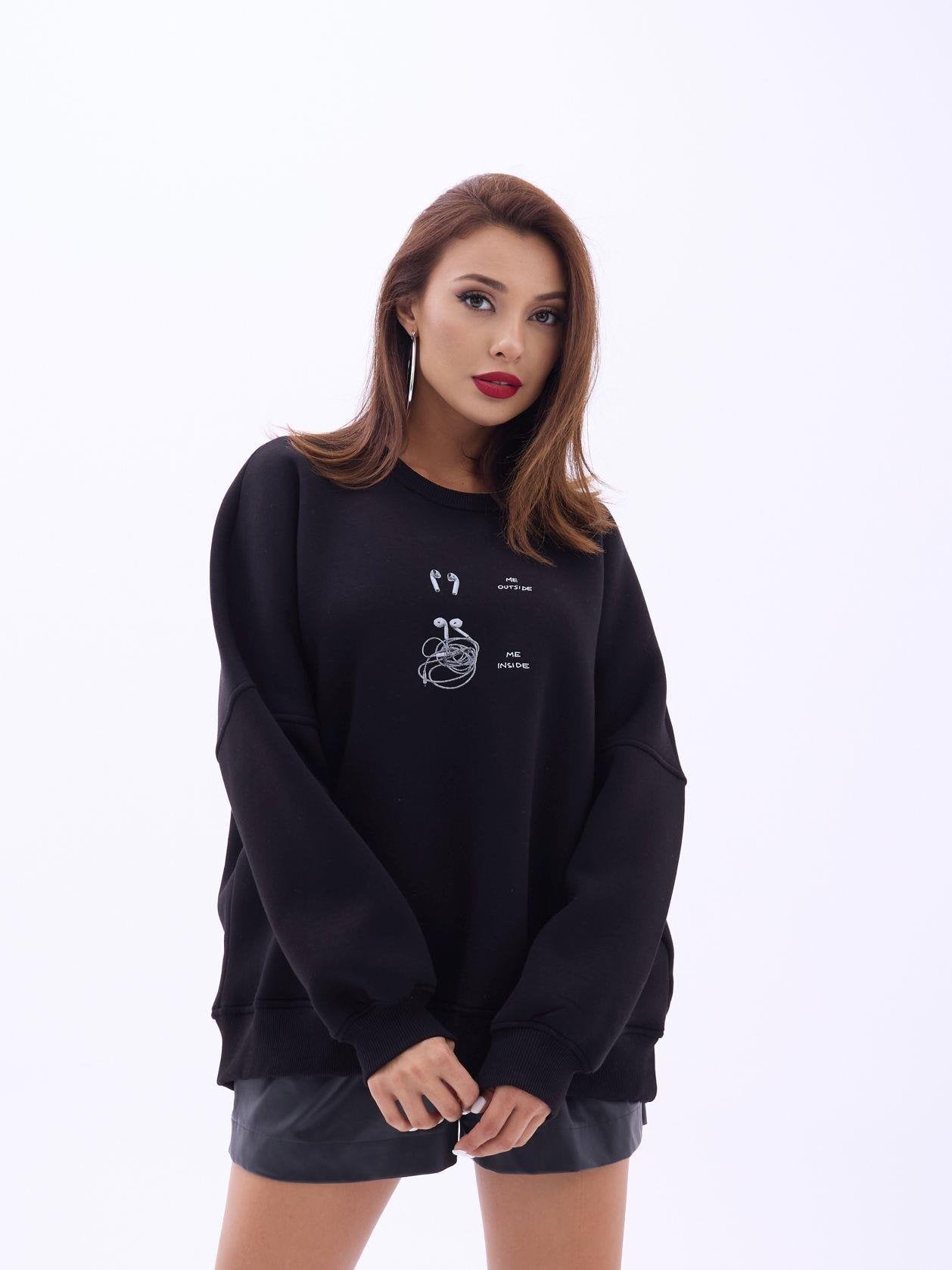 7227 SWEAT-SİYAH