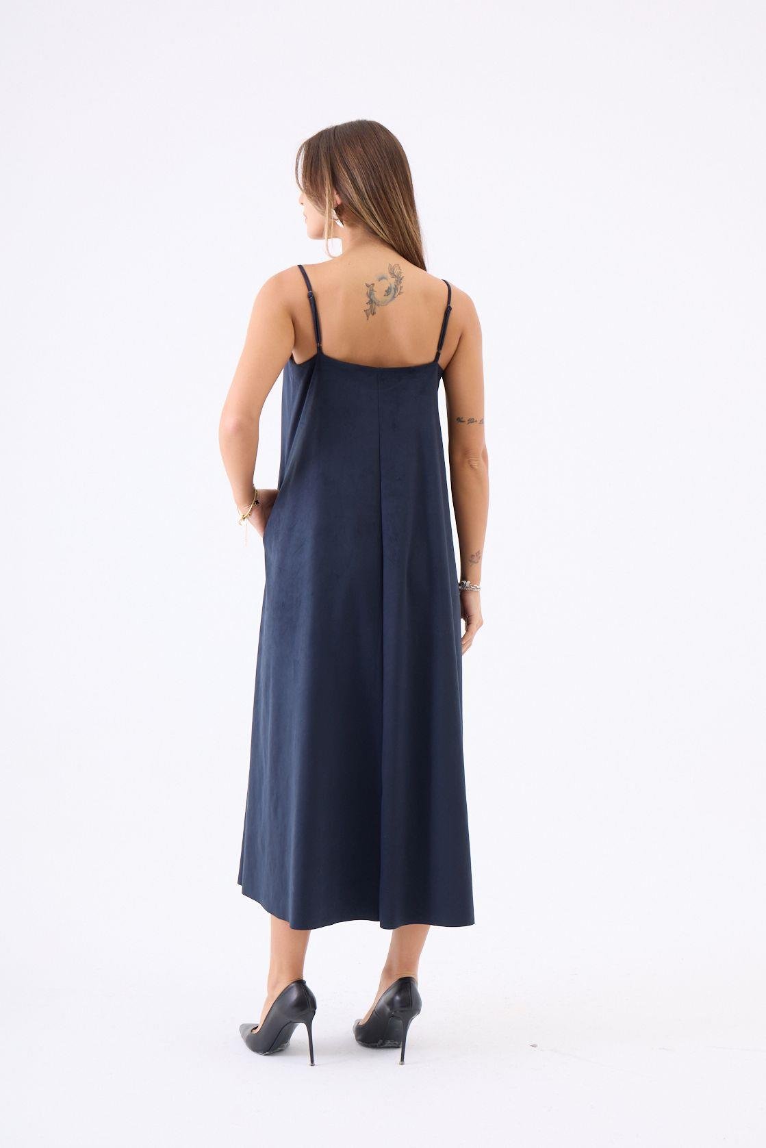 7506 ELBİSE-LACİVERT