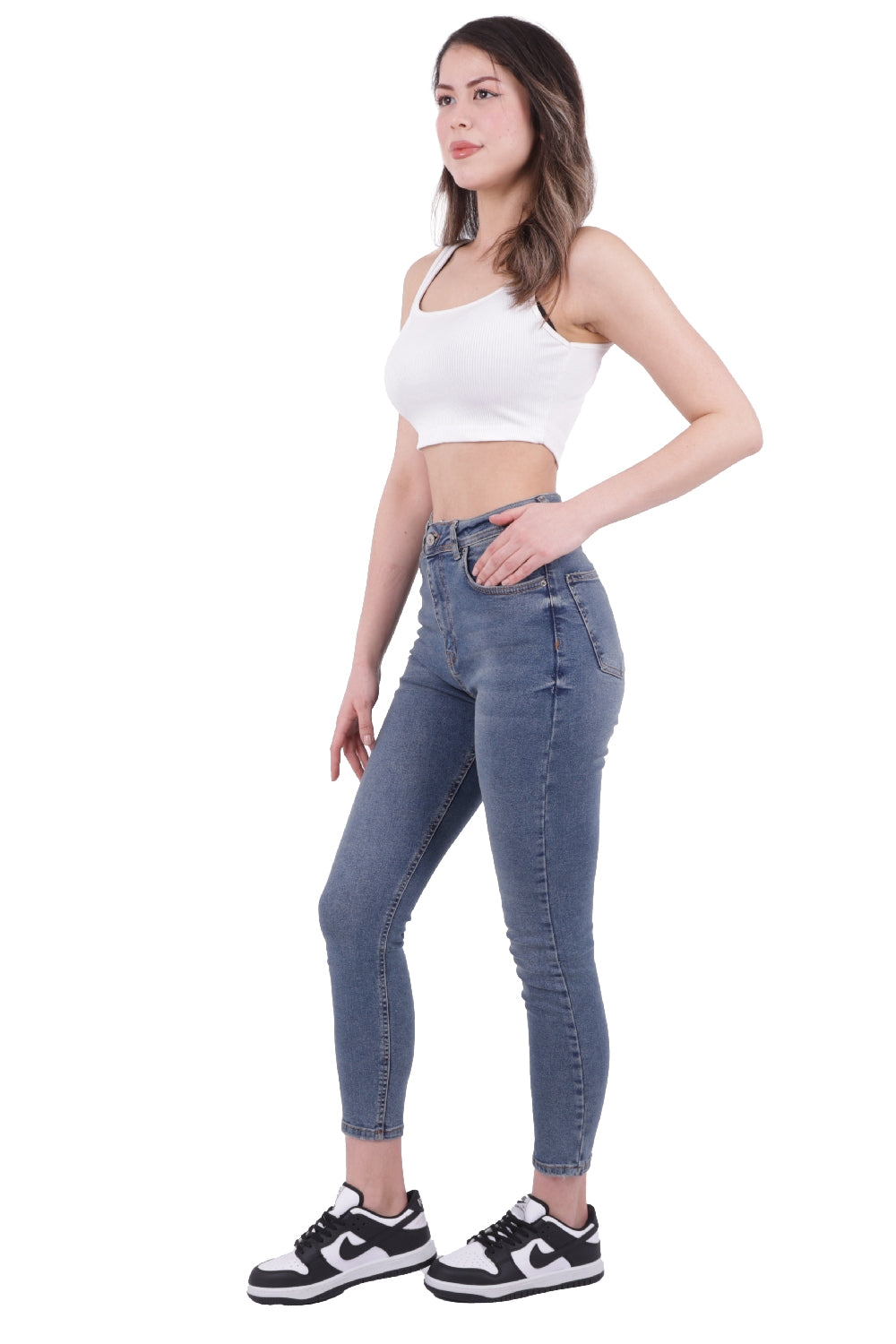 Skinny Tam Boy Kot Pantolon - Koyu Tintli Kot - (26-31) - 6